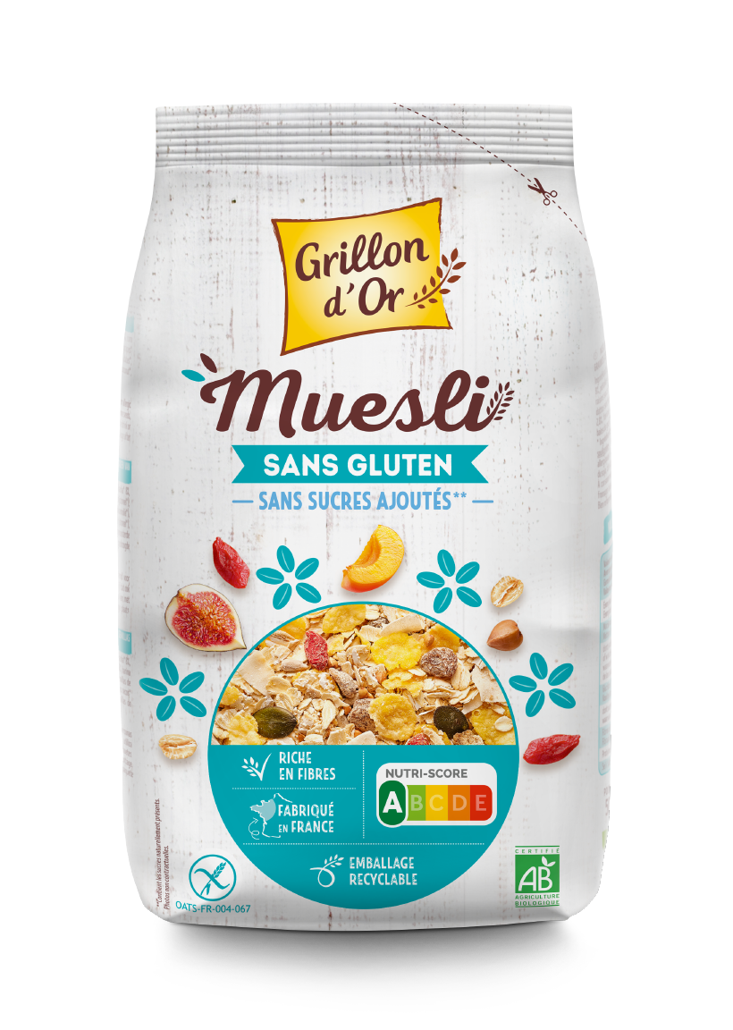 Muesli sans gluten 500g Grillon d'Or